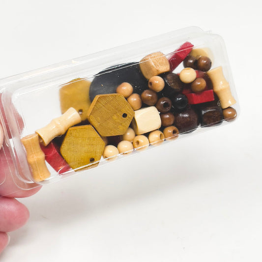 Geometric Wood Bead Pack