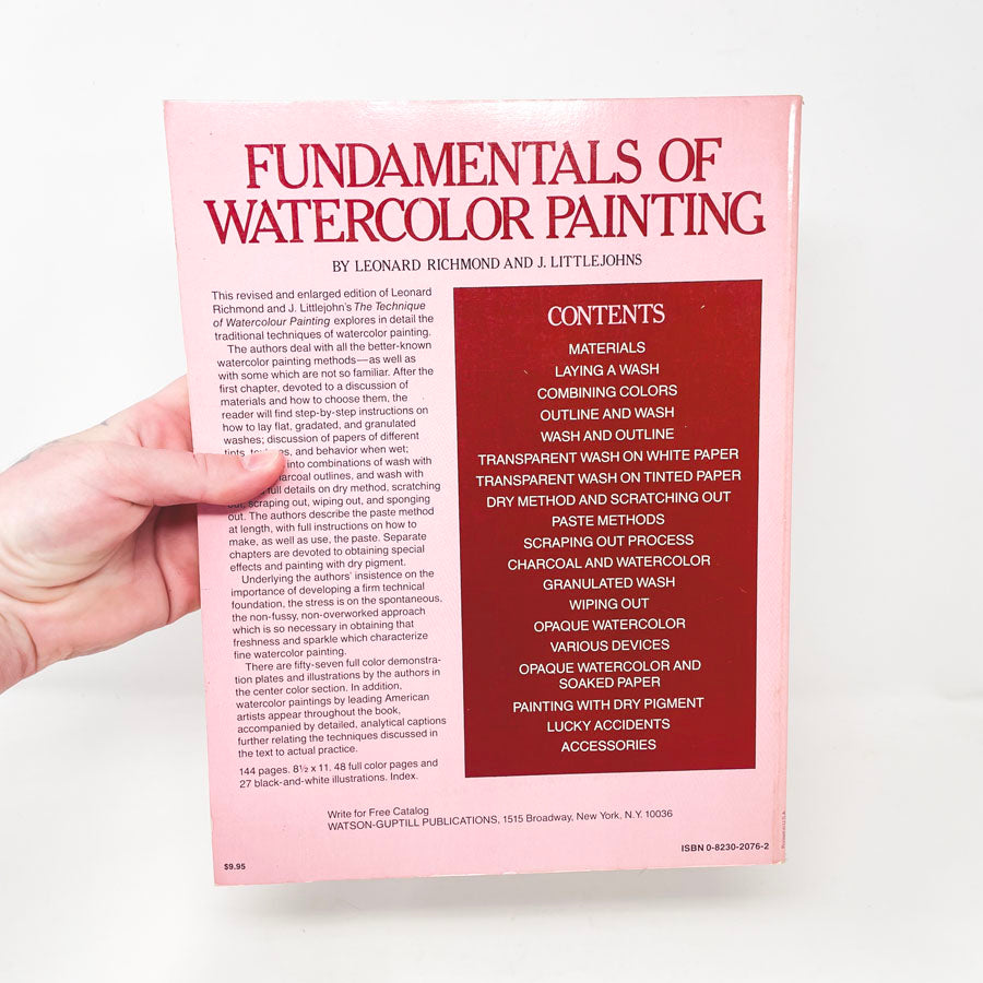 Fundamentals of Watercolor Painting Book