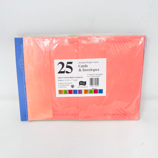 The Write Stock Card & Envelope Packs