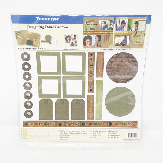 Rembrandt Scrapbook Page Kit - Teenager