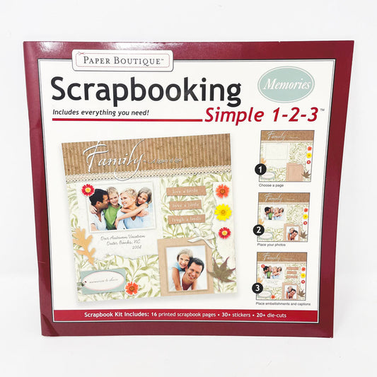 Paper Boutique Scrapbook Page Kit - Memories