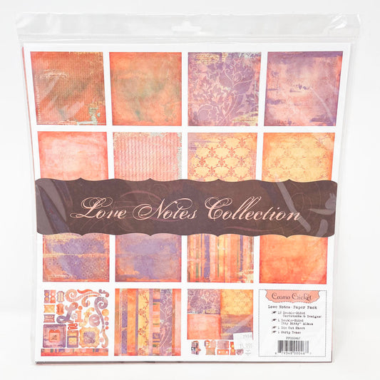 Cosmo Cricket Love Notes Collection 12" x 12" Paper Pack