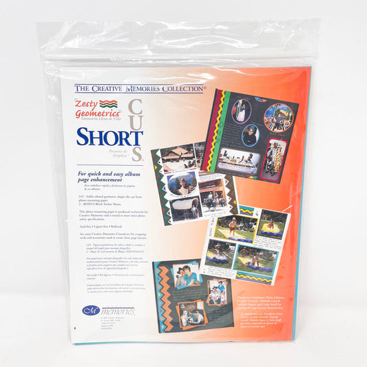 Creative Memories Shortcuts Scrapbooking Kit - Zesty Geometrics