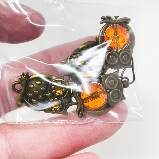 Brass Owl Pendants