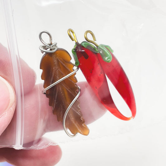 Colored Glass Charms