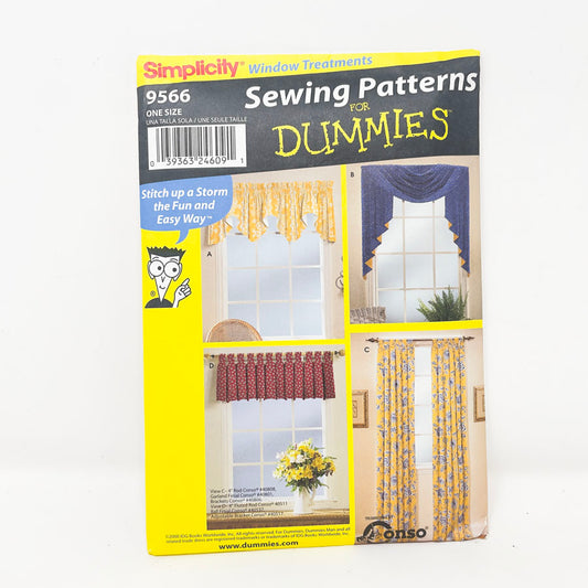 Simplicity 9566 Sewing Pattern - Window Treatments