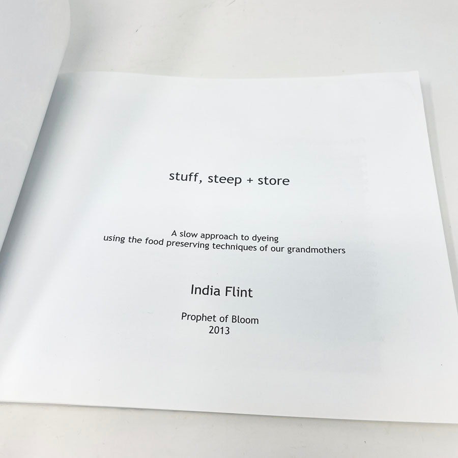 "Stuff, Steep, and Store" by India Flint