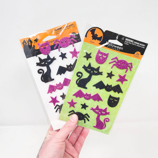 Glitter Foam Halloween Stickers (2)