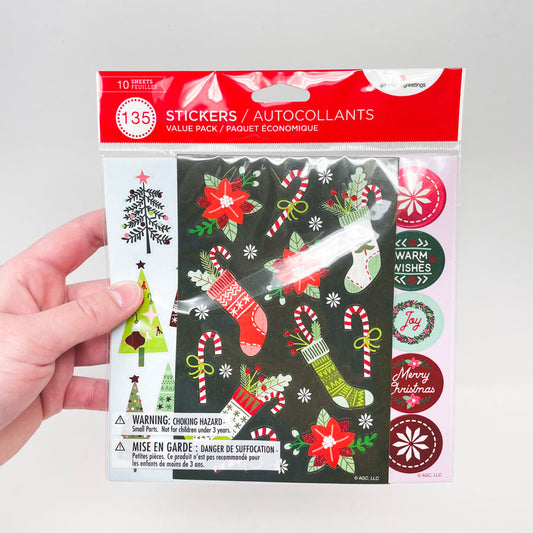 American Greeting Christmas Sticker Pack