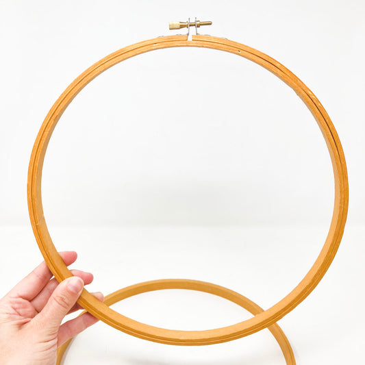 10" Embroidery Hoop - Wood