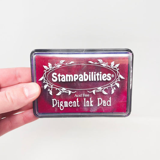Stampabilities Dark Red Ink Pad
