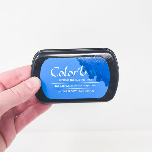 Color Box Archival Dye Ink Pad - Wave Blue