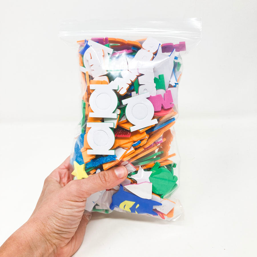 Pack of Superhero Foam Stickers
