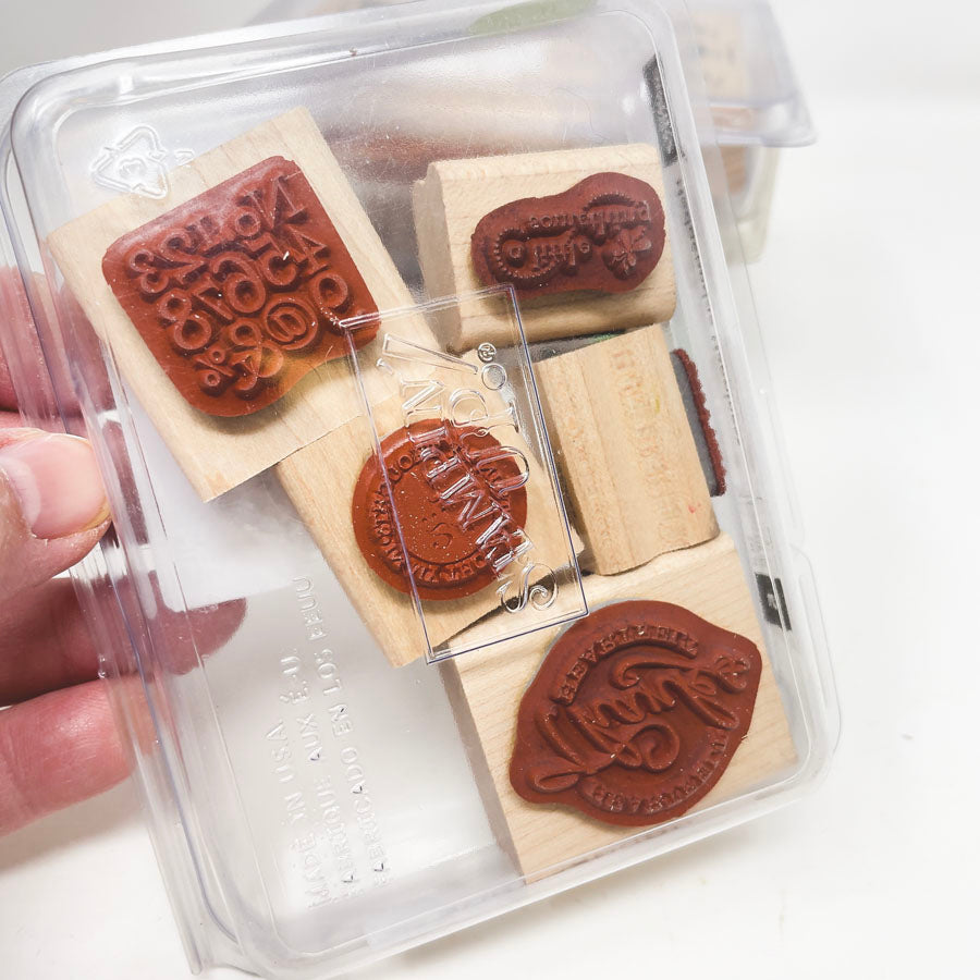 Stampin' Up! Small Box Rubber Stamp Sets - Pick a Design