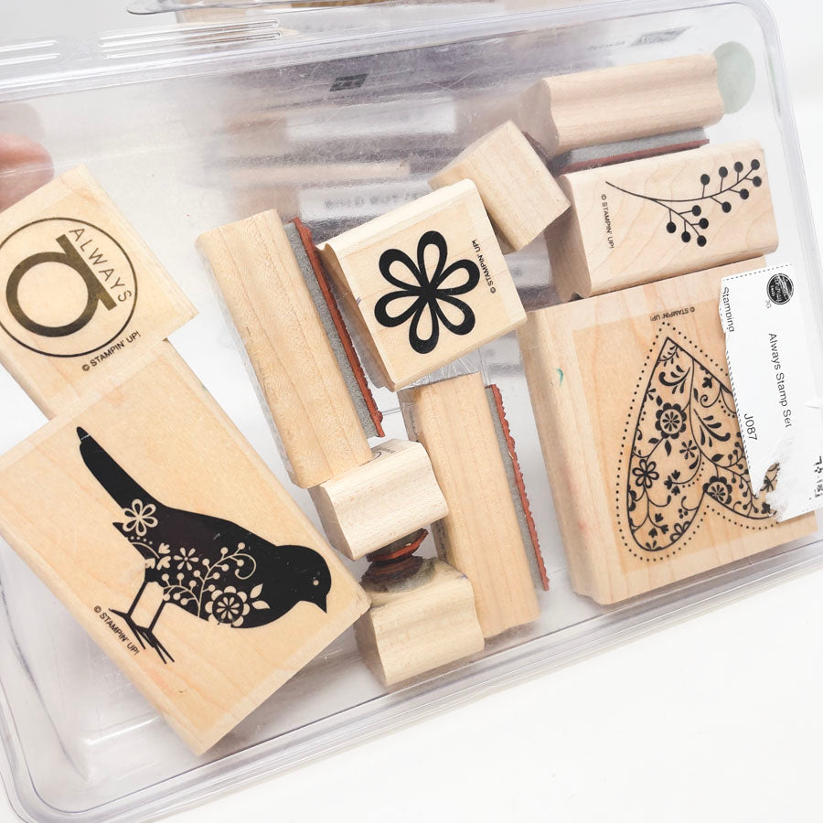 Stampin' Up! Large Box Sets of Rubber Stamps - Pick a Design