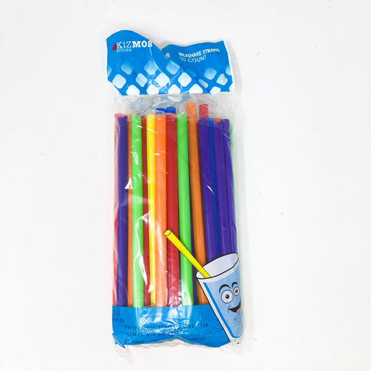 Colorful Milkshake Straws