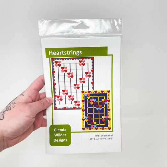 Heatstrings Quilt Pattern by Glenda Wilder Designs