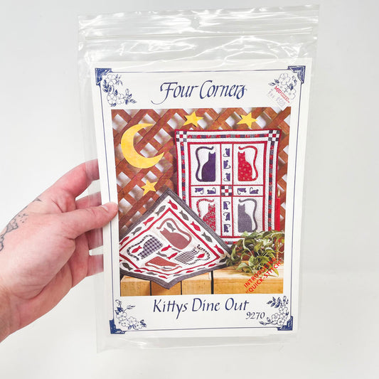 Kittys Dine Out Quilt Pattern by Four Corners