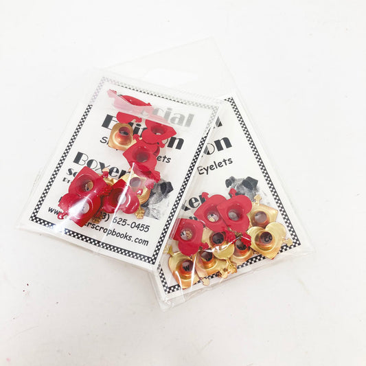 Boxer Red Heart Arrow Eyelet Pack