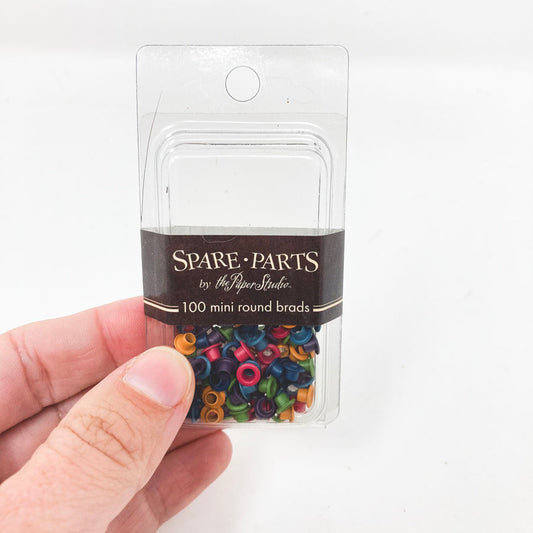 Spare Parts Mini Round Eyelets - Asst. Dark