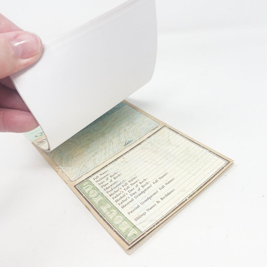 Ancestry.com – Questions to Ask Cardstock Pad