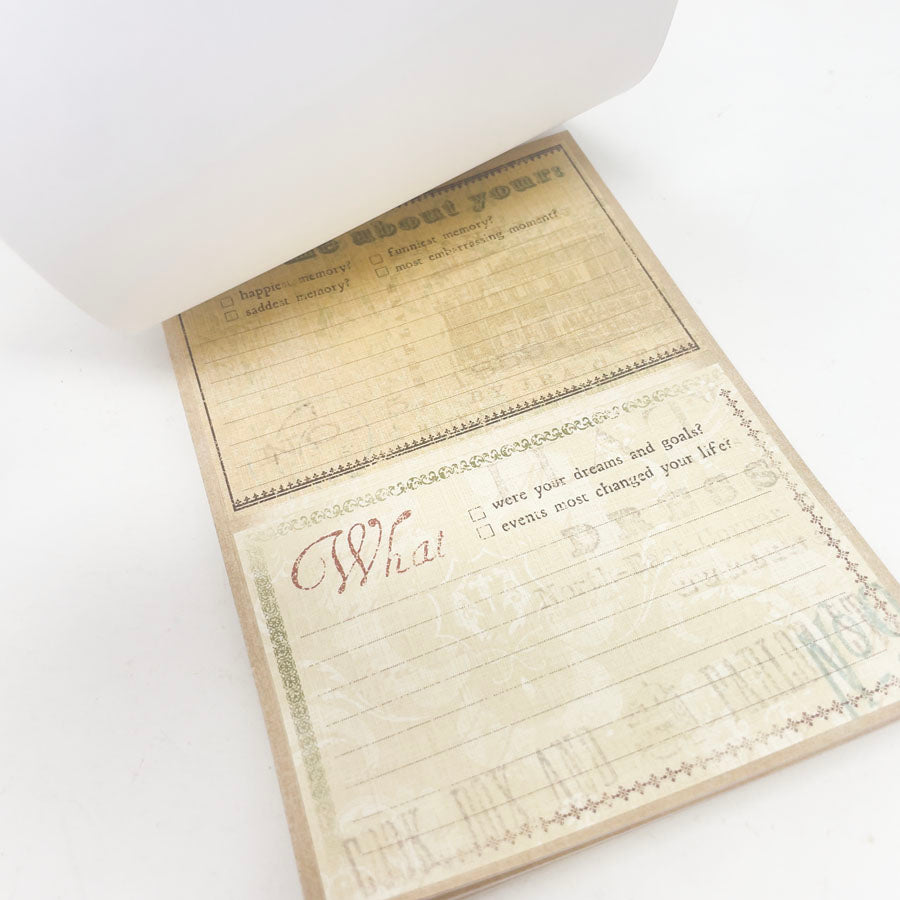 Ancestry.com – Questions to Ask Cardstock Pad