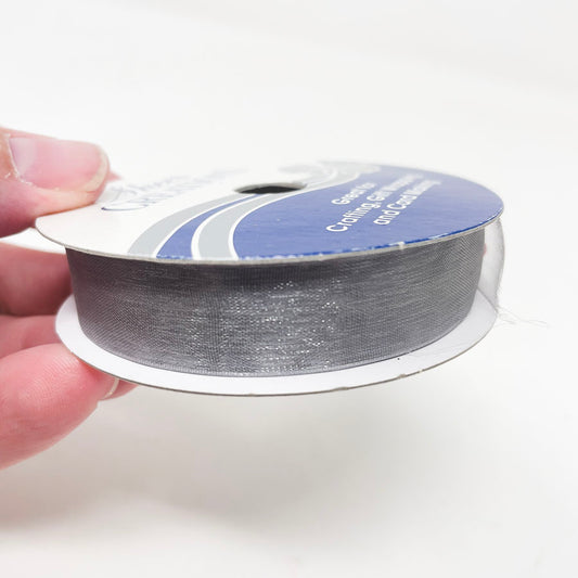 Sheer Creations- Sheer Silver Ribbon 5/8" wide