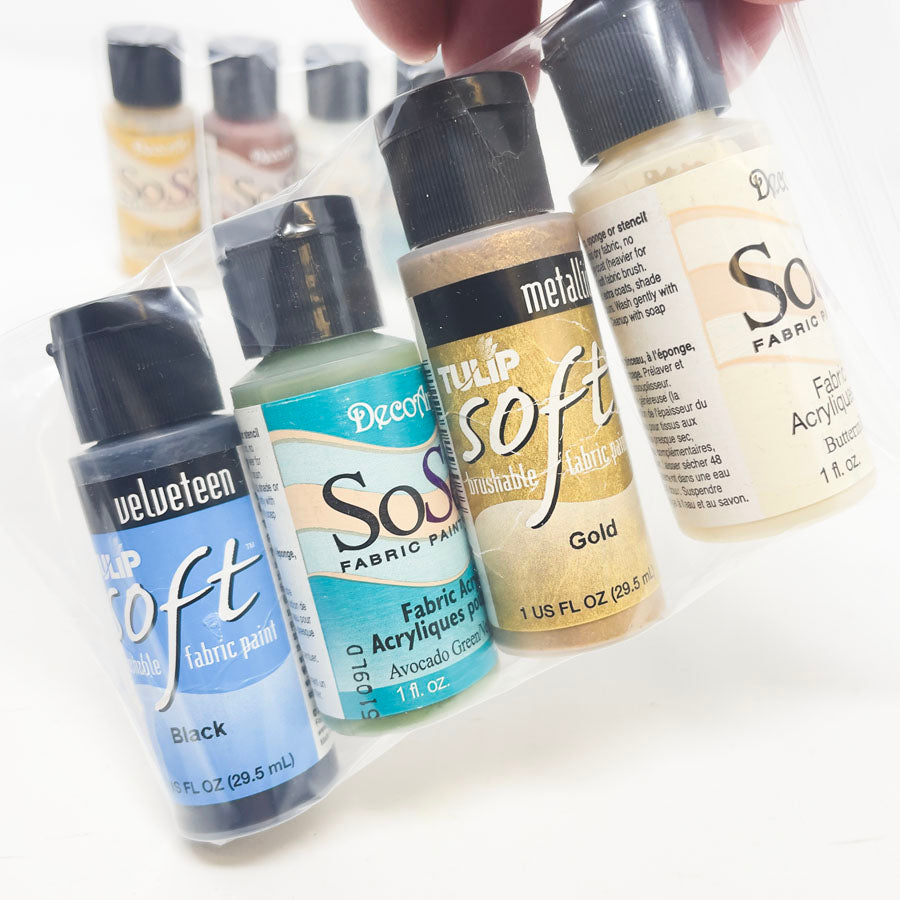 Bundle of Fabric Paint - Four 1oz