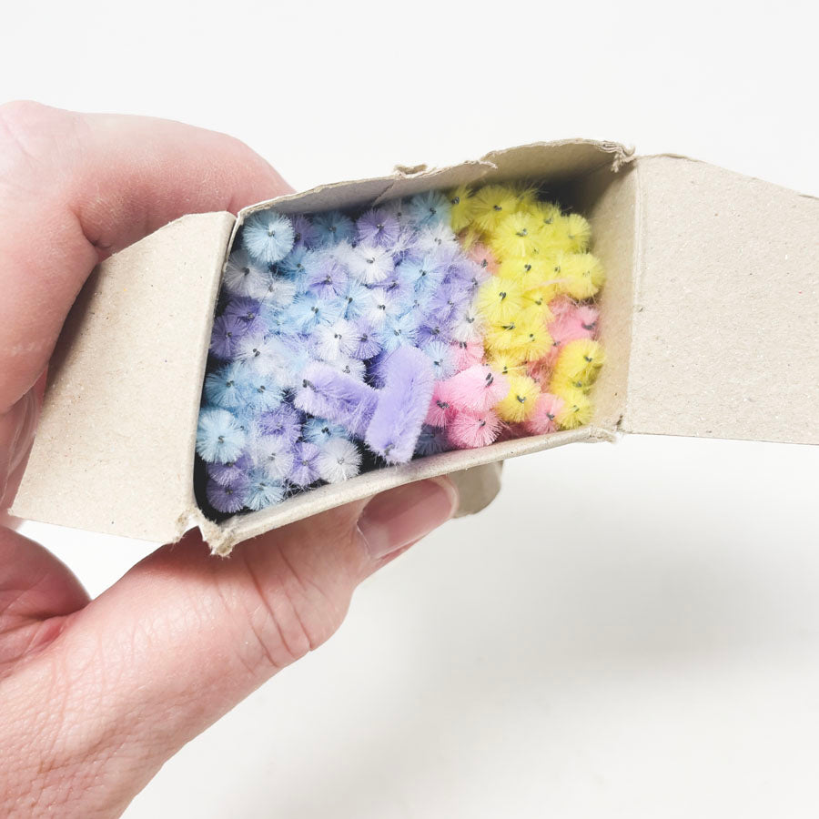 Box of Pastel Chenille Stems - Pipe Cleaners