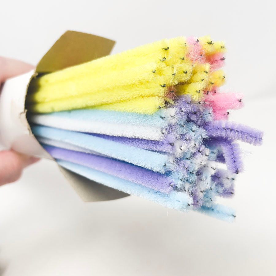 Box of Pastel Chenille Stems - Pipe Cleaners