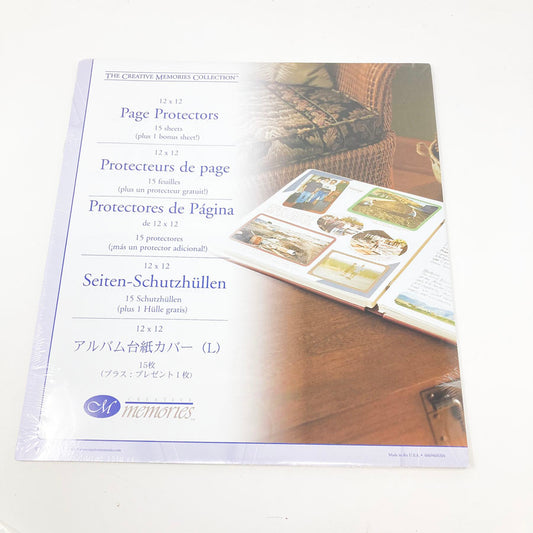 Creative Memories Page Protectors 12x12