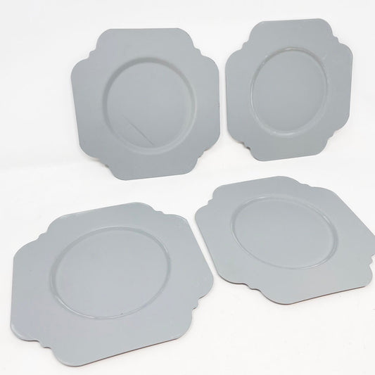 8" Gray Metal Plate Form/Mold (1)