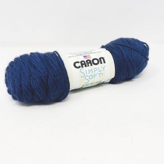 Caron Simply Soft Yarn - Dark Country Blue