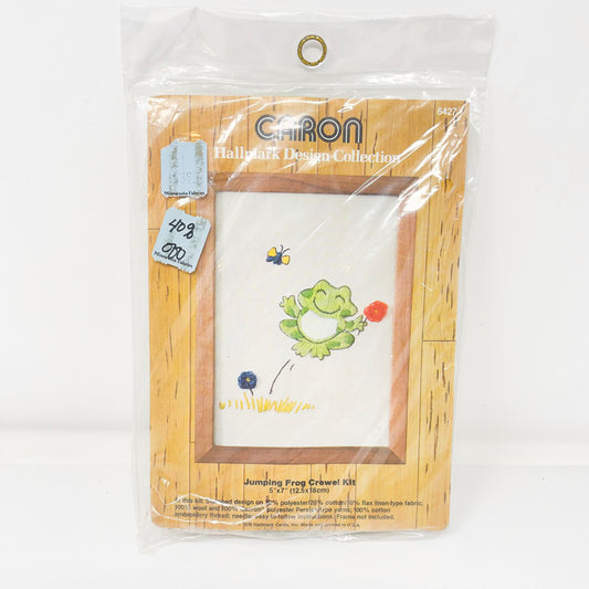 Caron Hallmark Design Collection - Jumping Frog Crewel Kit