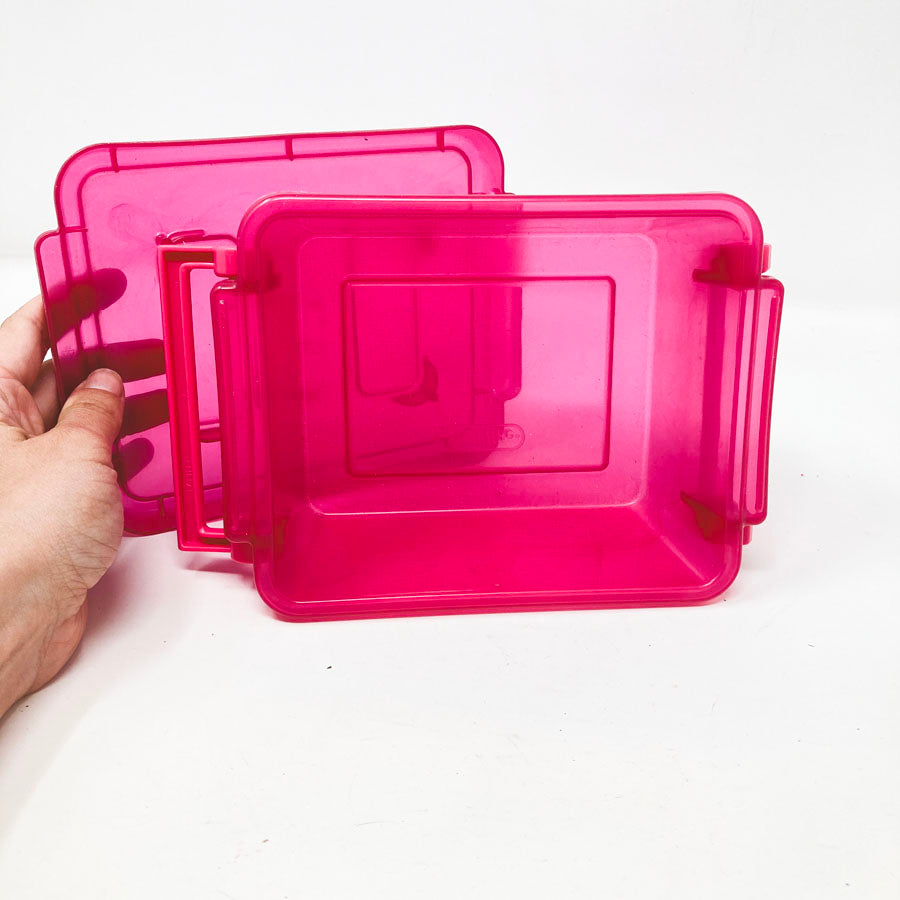 Mini Bright Pink Storage Bin