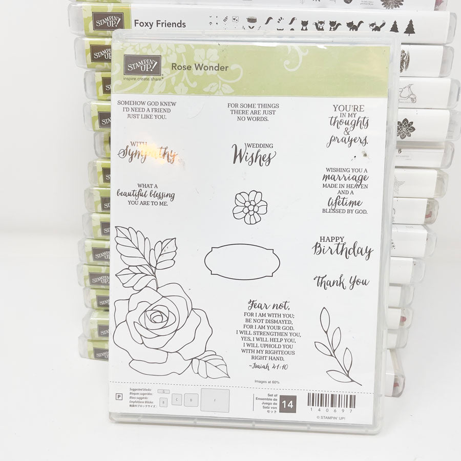 Stampin' Up Cling Stamp Sets