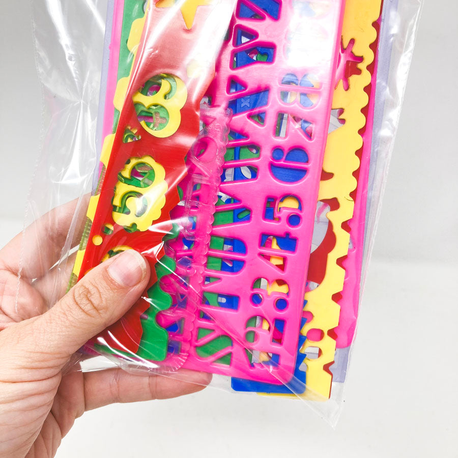 Plastic Drawing Template Bundle
