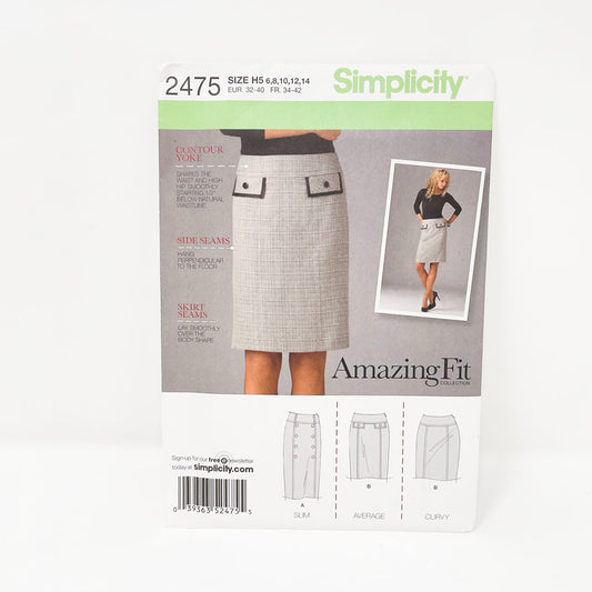 Simplicity 2475 Sewing Pattern - Skirt (6-14) - 2009