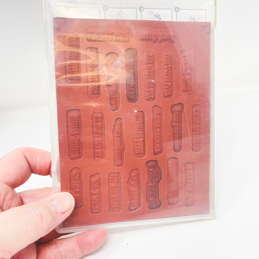 Stampin' Up Cling Stamp Sets