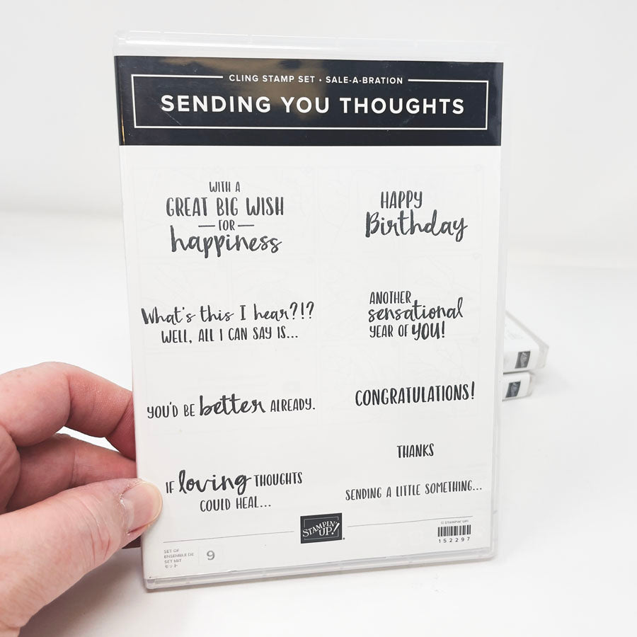 Stampin' Up Clear Mount/Cling Stamp Sets