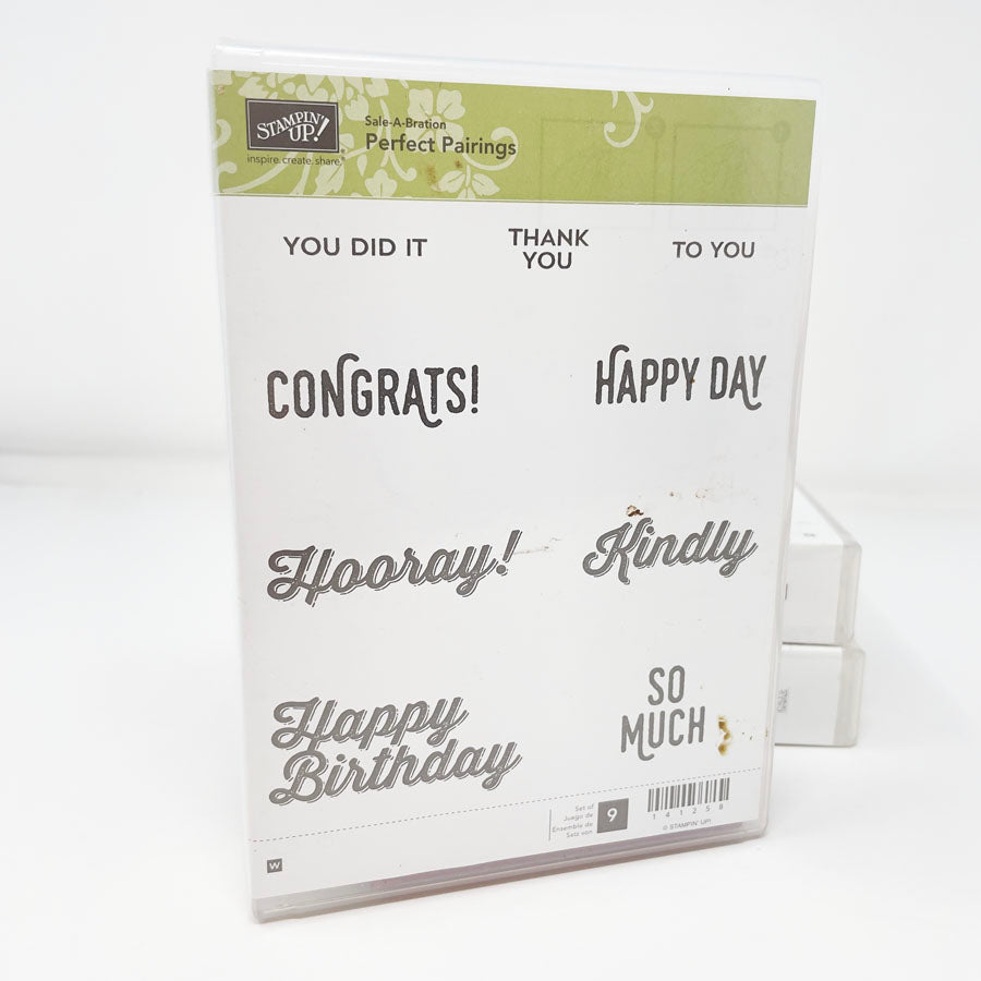 Wood Stamp Sets by Stampin' Up