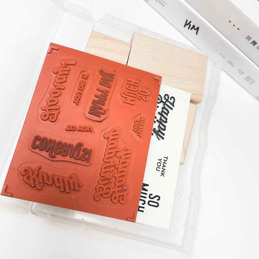 Wood Stamp Sets by Stampin' Up