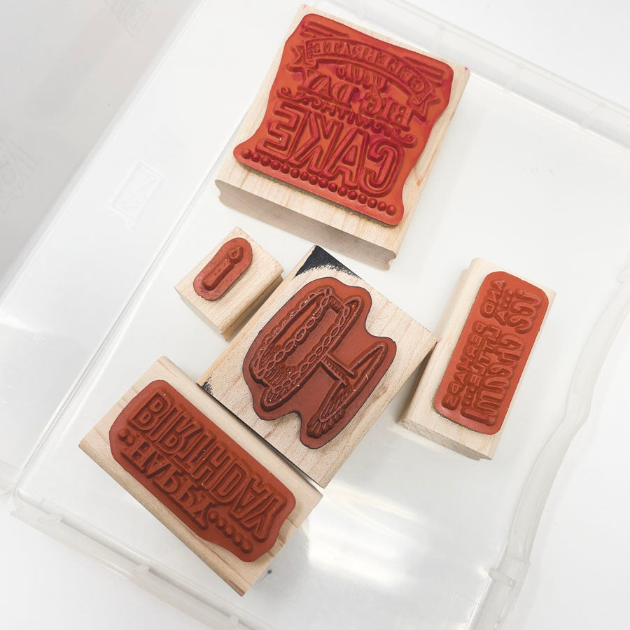 Wood Stamp Sets by Stampin' Up