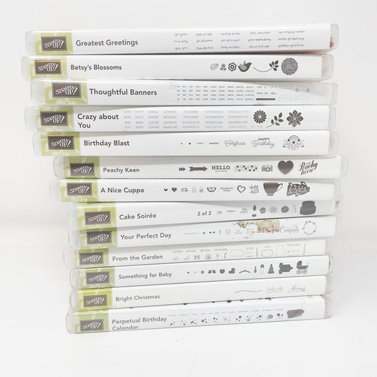 More Stampin' Up Cling Stamp Sets