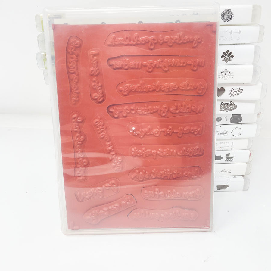 More Stampin' Up Cling Stamp Sets
