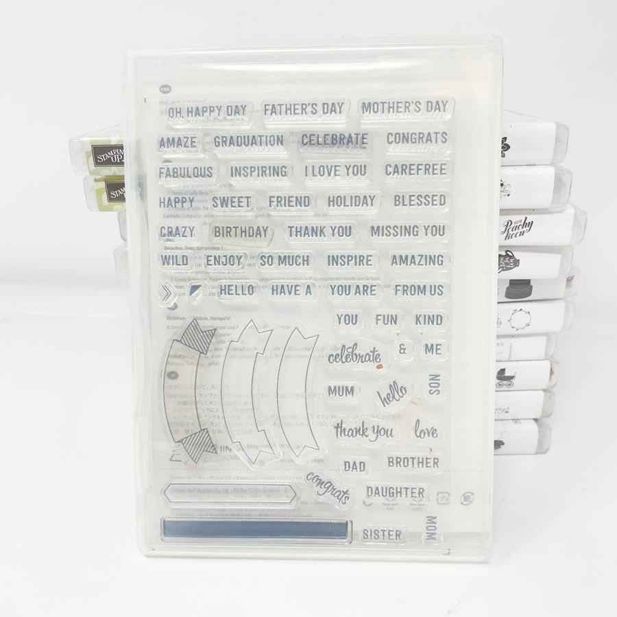 More Stampin' Up Cling Stamp Sets