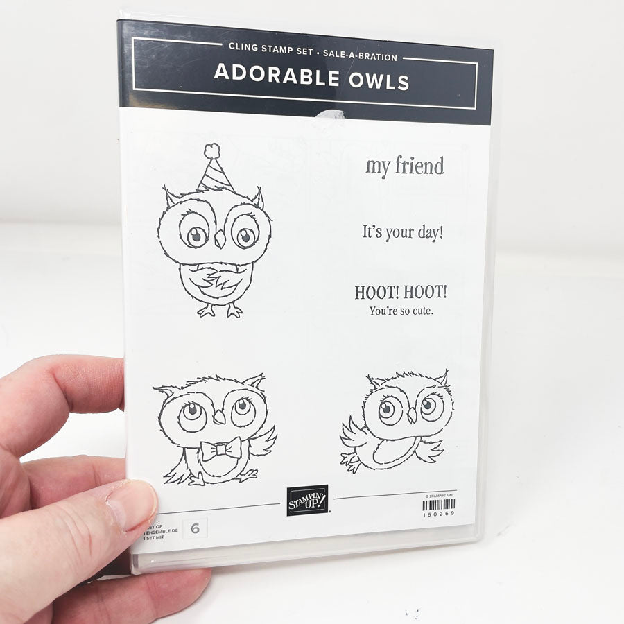 Stampin' Up Clear Mount/Cling Stamp Sets