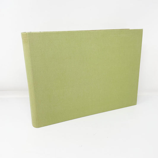 Celery Green Linen Scrapbook