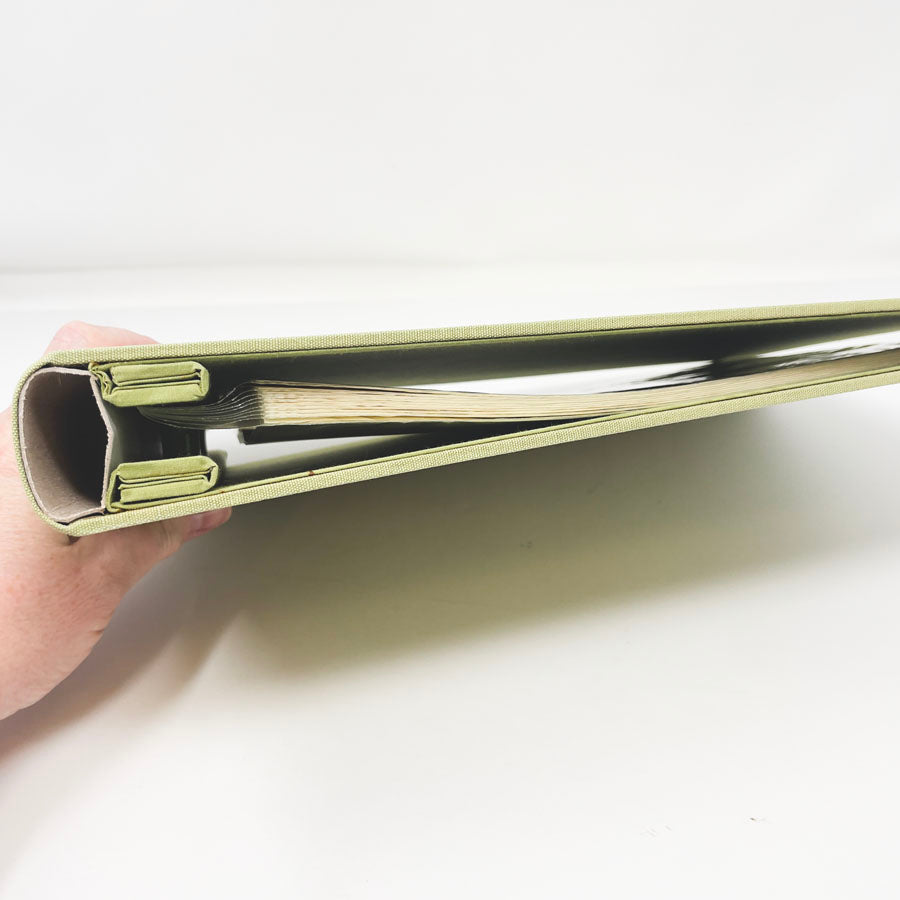 Celery Green Linen Scrapbook