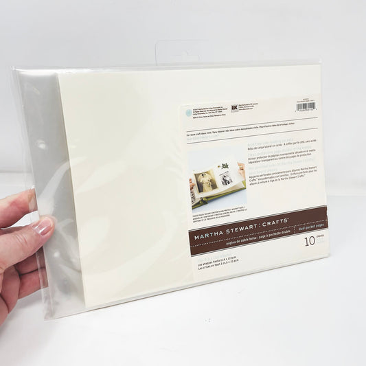 Martha Stewart Scrapbook Refill Sheets 11" x 8.5"